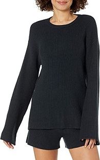 Crewneck Back Slit Iomann Geansaí Pullover